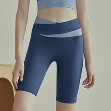 YOYOPEACH【免運|現貨+預售】皮拉提斯褲 緊身瑜珈褲 五分壓力褲 高腰緊身 彈力顯瘦 運動動感  壓力褲 騎行褲