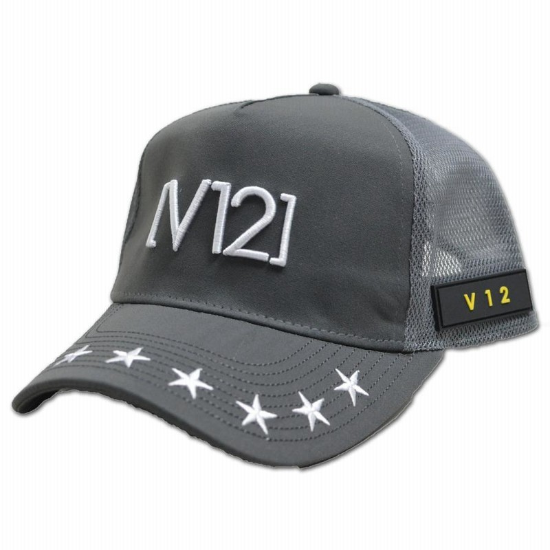 V12 メンズ ゴルフキャップ キャップ 帽子 FRONT STAR MESH CAP メンズ