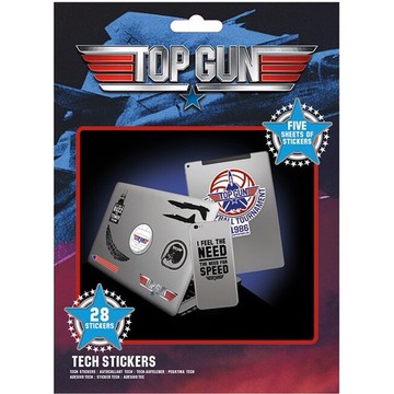 【捍衛戰士：獨行俠 】Top Gun (Wingman) 進口3C科技貼紙組