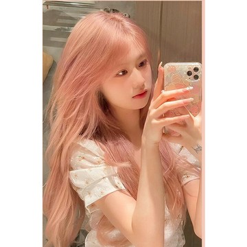 【巴黎精品】現貨+預購 長假髮捲髮/直髮整頂假髮-西柚粉甜美Lolita女假髮4款a1ji12