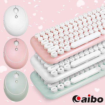 aibo KM12 棉花糖打字機 2.4G無線鍵盤滑鼠組