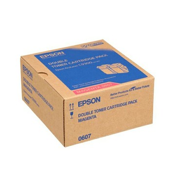 EPSON S050607 原廠洋紅色高容量碳粉匣(雙包裝) 適用 AcuLaser C9300N