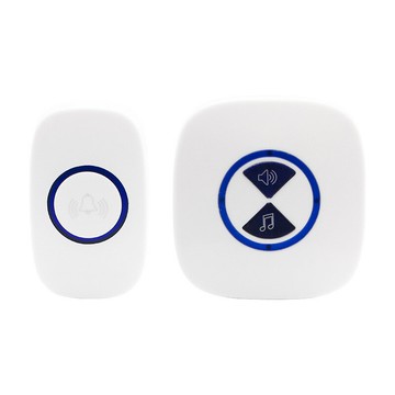 【超遠距離】無線門鈴 電子門鈴 遙控門鈴 呼叫器 433MHz信號 110V/220V雙電壓 家用便攜 別墅庭院適用