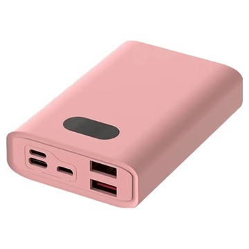 POLYBATT LED 數字顯示行動電源 PD+QC3.0/22W 5V-6000mAh/9V-3500mAh/12V-2700mAh  H10000  粉色