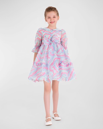 Girl's Dreamy Organza Dress, Size 3T-10