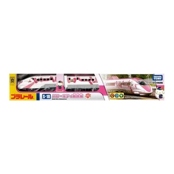 【震撼精品百貨】Hello Kitty 凱蒂貓~TOMY PLARAIL鐵道王國 S-18 Hello Kitty新幹線*18927
