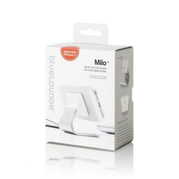 Aluminum Milo 電話座 - 白色金屬版