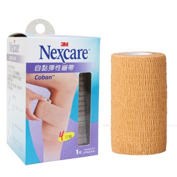 【醫康生活家】3M Nexcare 自黏彈性繃帶 膚色4吋(1捲)
