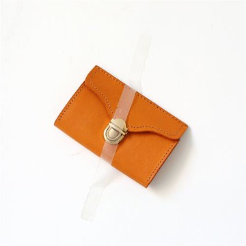 輕復古手工信封插扣隨身便攜卡包