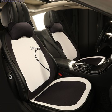 汽車坐墊車載座墊可愛女神車內座椅墊單片四季通用主駕駛夏季涼墊