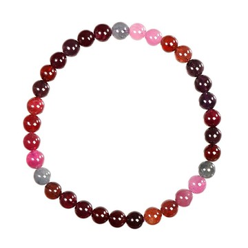 【正佳珠寶】彩尖晶 高品濃色彩尖晶 5.4-5.8mm 彩尖晶手珠