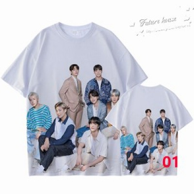 新品BTS(防弾少年団) 韓流グッズ 半袖Tシャツ春夏 男女兼用 スポーツ