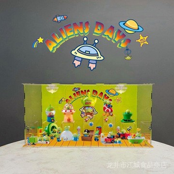 瑪特 Pixar三眼仔Days系列盲盒展示盒 手辦模型防塵罩