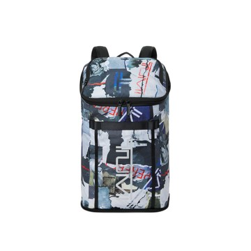 TUMI ALPHA BRAVO 摺疊收納後背包 - 海報印花款