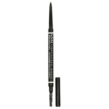 NYX Professional Makeup, 小型眉筆，08 黑色，0.003 盎司（0.09 克）