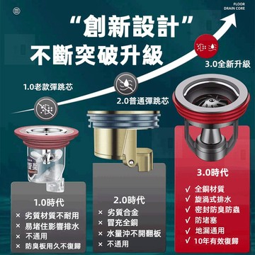 🚀出清不補現貨秒出🚀防臭地漏 磁懸浮地漏 地漏 全銅地漏 落水頭 防鏽全銅 下水道防堵器 浴室地漏 通用地漏 排水孔