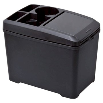 SEIWA 多功能垃圾桶 W734  黑色  1個