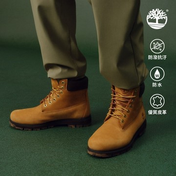 Timberland 男款小麥色戶外休閒靴|A6FEE754