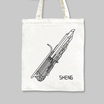 WD 樂器風格手提袋-笙 經典/夜光