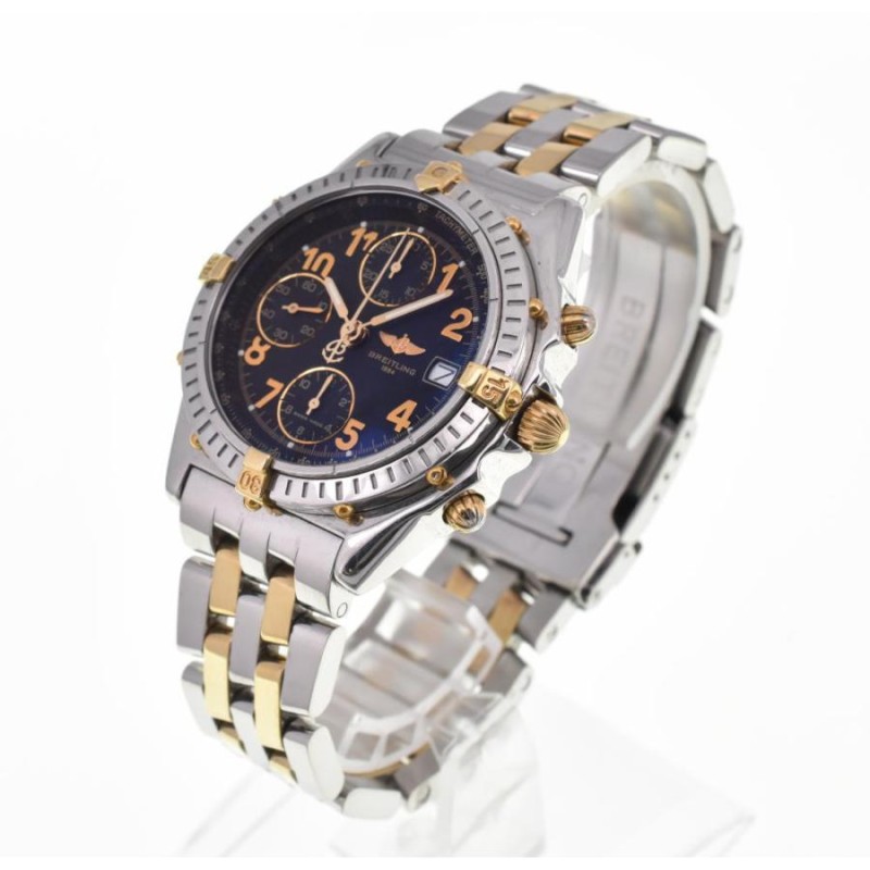 ☆良品【BREITLING】ブライトリング クロノマット ビコロ B13050.1 SS/K18YG 自動巻き メンズ D#102248 |  LINEブランドカタログ