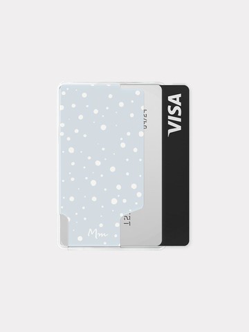 Snow Pattern Design MagSafe Card Wallet