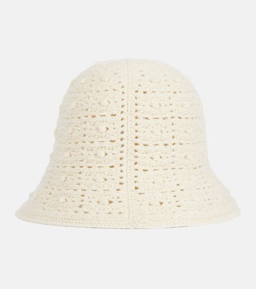 Loro Piana Arola cashmere-blend crochet bucket hat