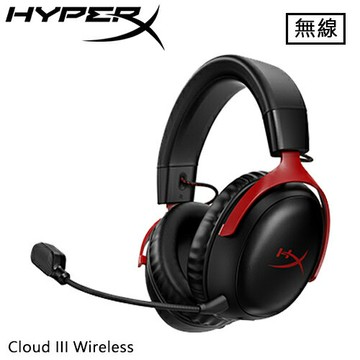 HyperX Cloud III Wireless 颶風3 無線電競耳機 紅 77Z46AA原價 4500 (省 1110)