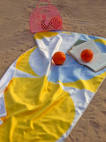 Half Circle Beach Towel Mat