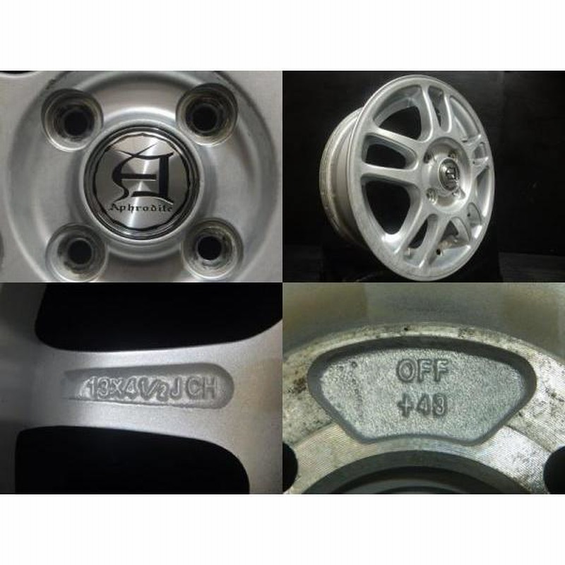 新品 145/80R13 75Q 22年製 ダンロップ WM02 GIRO DS5 4.5J-13 4