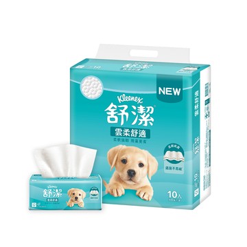 Kleenex 雲柔舒適抽取衛生紙100抽x10包x6串/箱