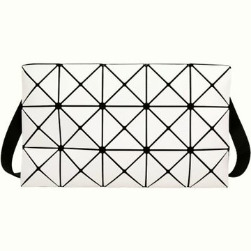 ISSEY MIYAKE 三宅一生 BAOBAO LUCENT MATTE 5x3 霧面幾何斜背包(白色)