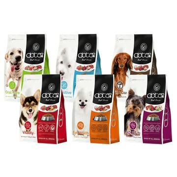 doter 【兩入組】健康犬飼料 1.5KG(口腔/深色/淺色/低敏/活動/熟齡)