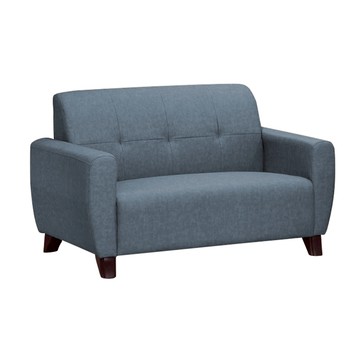 【多瓦娜】 MIT伊瑞布紋皮雙人位沙發-三色鐵灰色