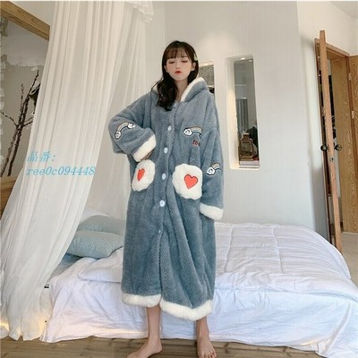 ルームウェア ワンピース もこもこ パジャマ ワンピース レディース 寝間着 着る毛布 フリース部屋着 ロング 秋冬 寝巻き 可愛い ルームウェア ワンピース 通販 Lineポイント最大get Lineショッピング