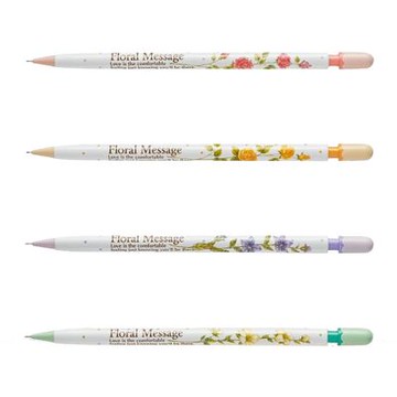 O.B. Flower-Message 自動鉛筆 0.5mm 筆桿隨機配色10支 /組 OB#600（OB-600）