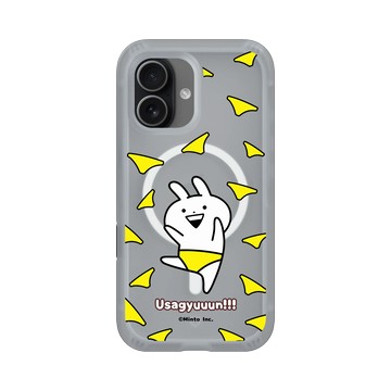 iPhone 17 AirX 流變灰 - Usagyuuun 小突兔 - 活力黃褲褲