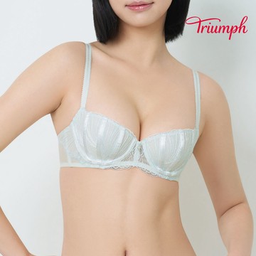 黛安芬-夢幻貝殼 鋼圈內衣 C-D 淺白灰｜29R651 SZ