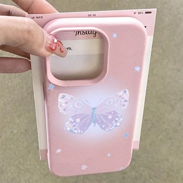現貨 IPHONE16promax手機殼 紫色蝴蝶  15 14 13 12 11 防摔保護套 xr xs 7p