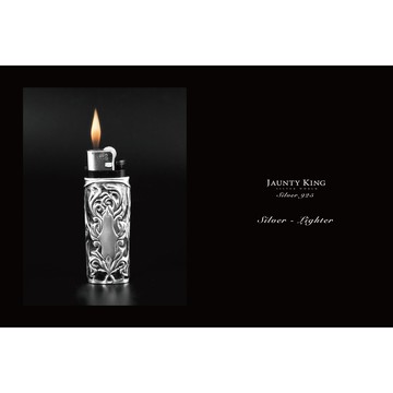 【JK銀飾】巴洛克蔓藤-打火機套／925純銀【個性配件、man】