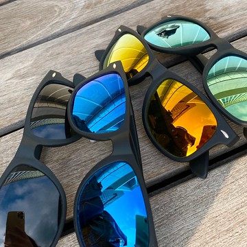 【免運費】 Arthur 偏光全黑磨砂框墨鏡 - 香港原創