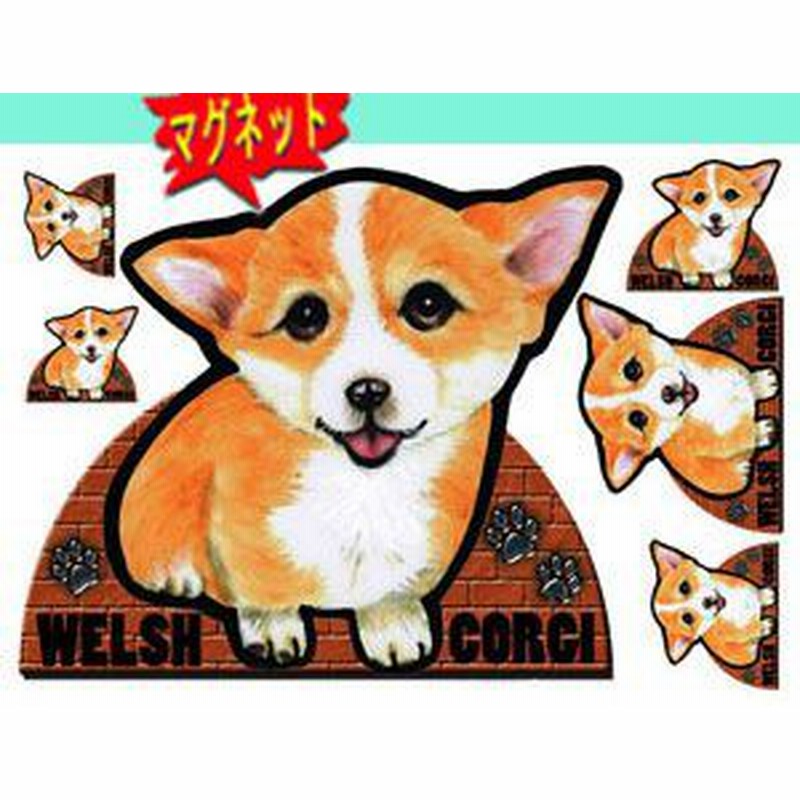 マグネット 犬ステッカー コーギー1 愛犬 ネーム入れ不可 雑貨 グッズ 車 犬雑貨 通販 Lineポイント最大1 0 Get Lineショッピング
