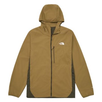 The North Face 北臉 外套 男 運動連帽外套 吸濕排汗 抗UV M LIGHTRANGE WOVEN JACKET 棕 NF0A8HR3JV4