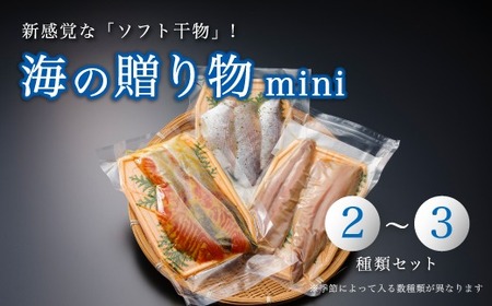 海の贈り物 mini 干物 盛り合わせ 季節の干物 ２～３種類