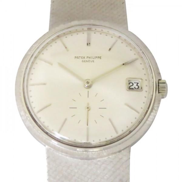 サマーセール最大15％OFF】パテック・フィリップ PATEK PHILIPPE カラトラバ 3445/6G シルバー文字盤 中古 腕時計 メンズ  通販 LINEポイント最大0.5%GET LINEショッピング