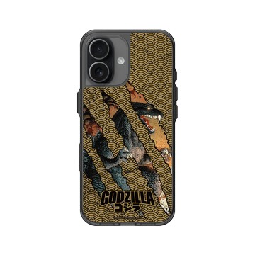 iPhone 17 Clear (相機按鈕) 酷墨灰 - 哥吉拉 Godzilla - 怪獸爪痕