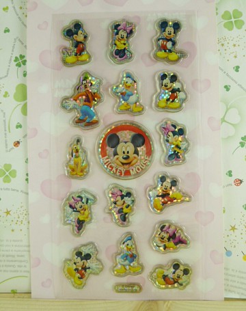 【震撼精品百貨】Micky Mouse 米奇/米妮  貼紙-亮 震撼日式精品百貨