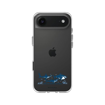 iPhone Air Clear Case（相機按鈕） 透明 - 迪士尼-皮克斯 PIXAR - 海底總動員-吃素的鯊魚