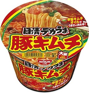 日清食品 デカうま 豚キムチ 101G ×12個