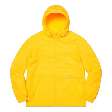 Supreme Reflective Zip Hooded Jacket 'Yellow Black'