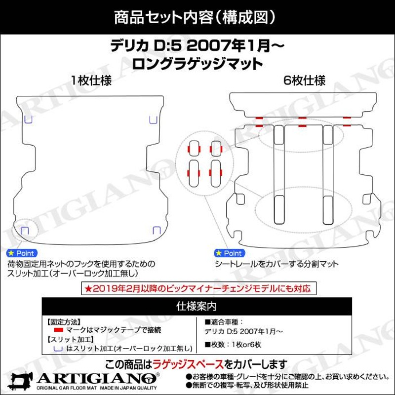 2〜4日限定最大2000円クーポン☆デリカ D5 ロングラゲッジマット ロングトランクマット ラバー製 ゴム 防水 撥水 LINEショッピング